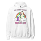 This Is What Sobriety Feels Like Hoodie - Alien Unicorn Design