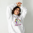This Is What Sobriety Feels Like Hoodie - Alien Unicorn Design