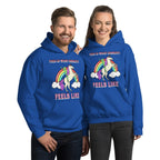 This Is What Sobriety Feels Like Hoodie - Alien Unicorn Design