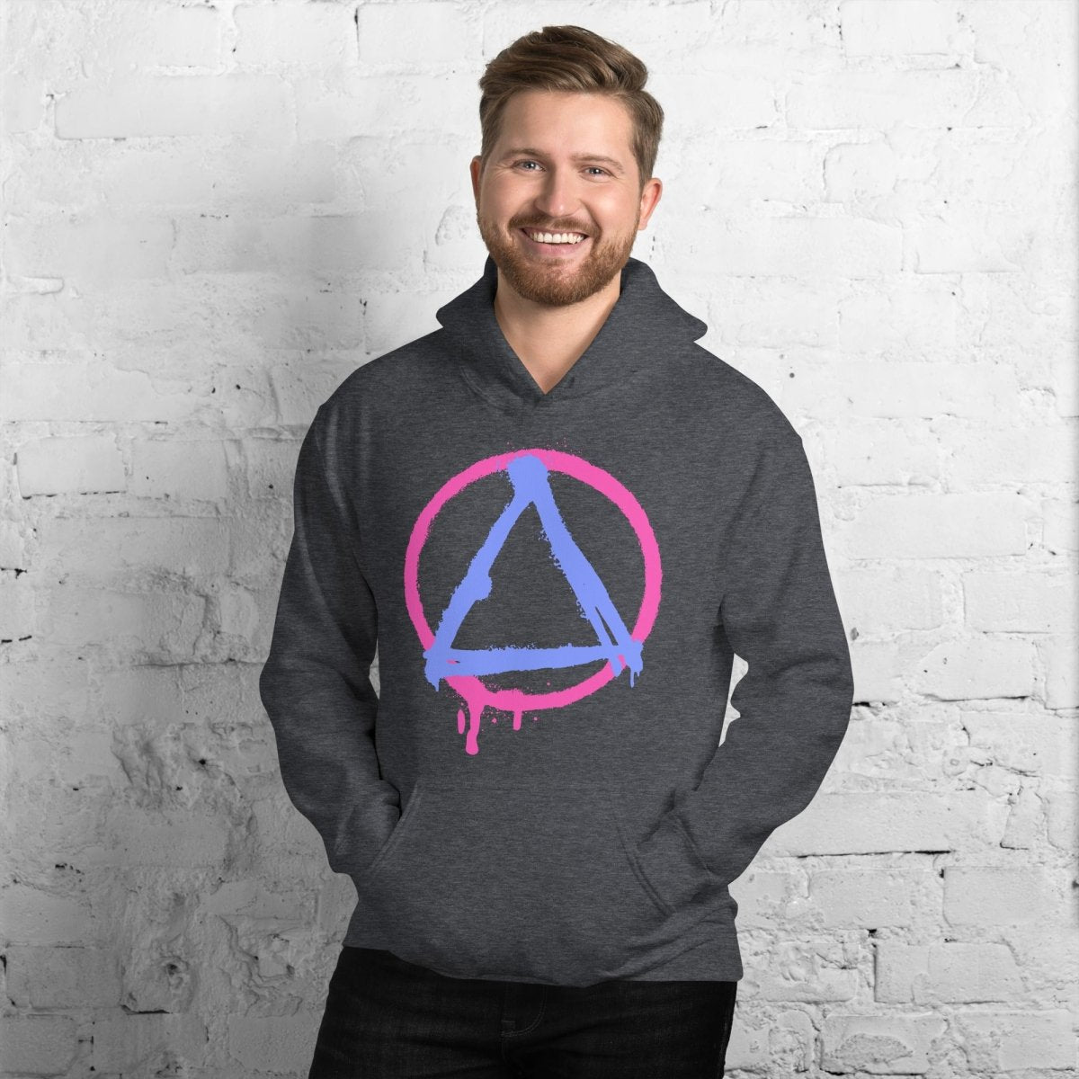 Graffiti Sobriety Symbol Unisex Hoodie