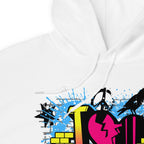 I Heart Recovery Graffiti Hoodie - Bold Sobriety Statement