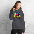 I Heart Recovery Graffiti Hoodie - Bold Sobriety Statement