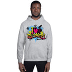 I Heart Recovery Graffiti Hoodie - Bold Sobriety Statement