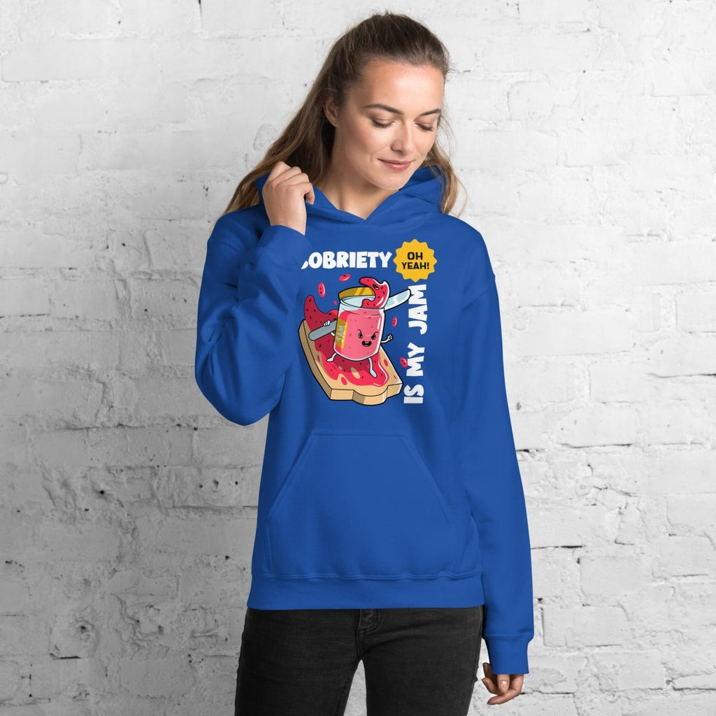 Sobriety Is My Jam Unisex Hoodie - Fun Recovery Statement Sweatshirt