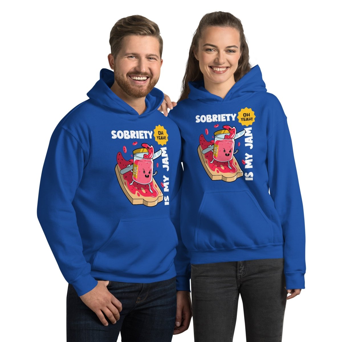 Sobriety Is My Jam Unisex Hoodie - Fun Recovery Statement Sweatshirt