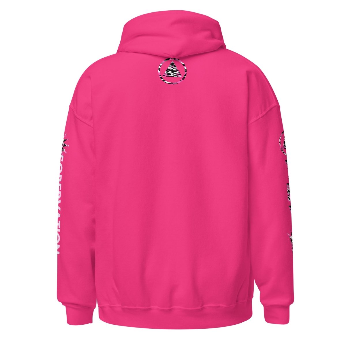 Just for Today Pink Camo Hoodie – Recovery with Style