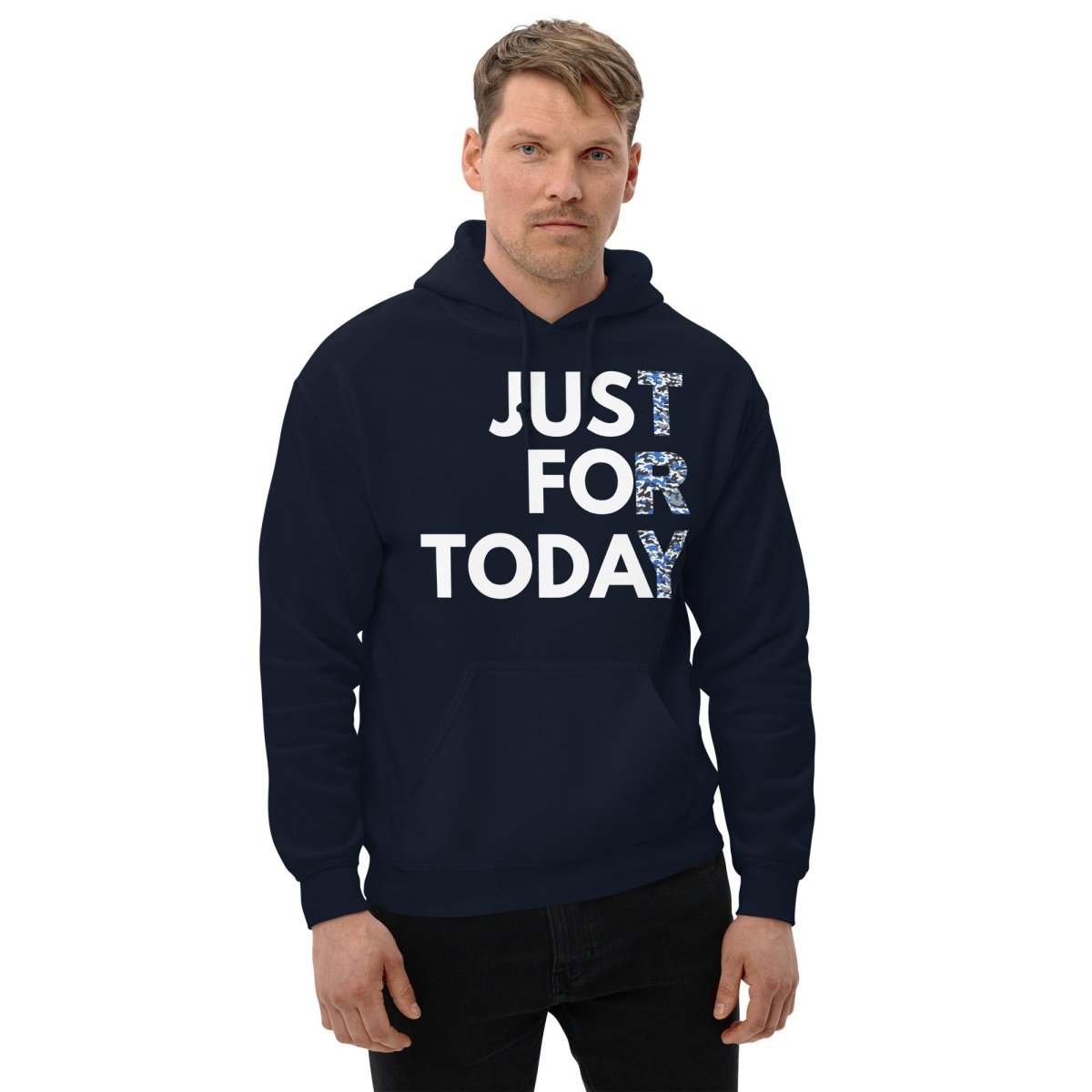Just for Today Unisex Camouflage Hoodie