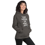 Leave Nothing But Sober Prints – Classic Recovery Hoodie