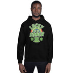 Lucky to be Sober St. Patrick's Day Hoodie - Rainbow Shamrock Design