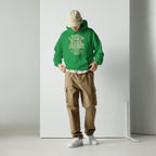 Lucky to be Sober St. Patrick's Day Hoodie - Rainbow Shamrock Design