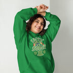Lucky to be Sober St. Patrick's Day Hoodie - Rainbow Shamrock Design