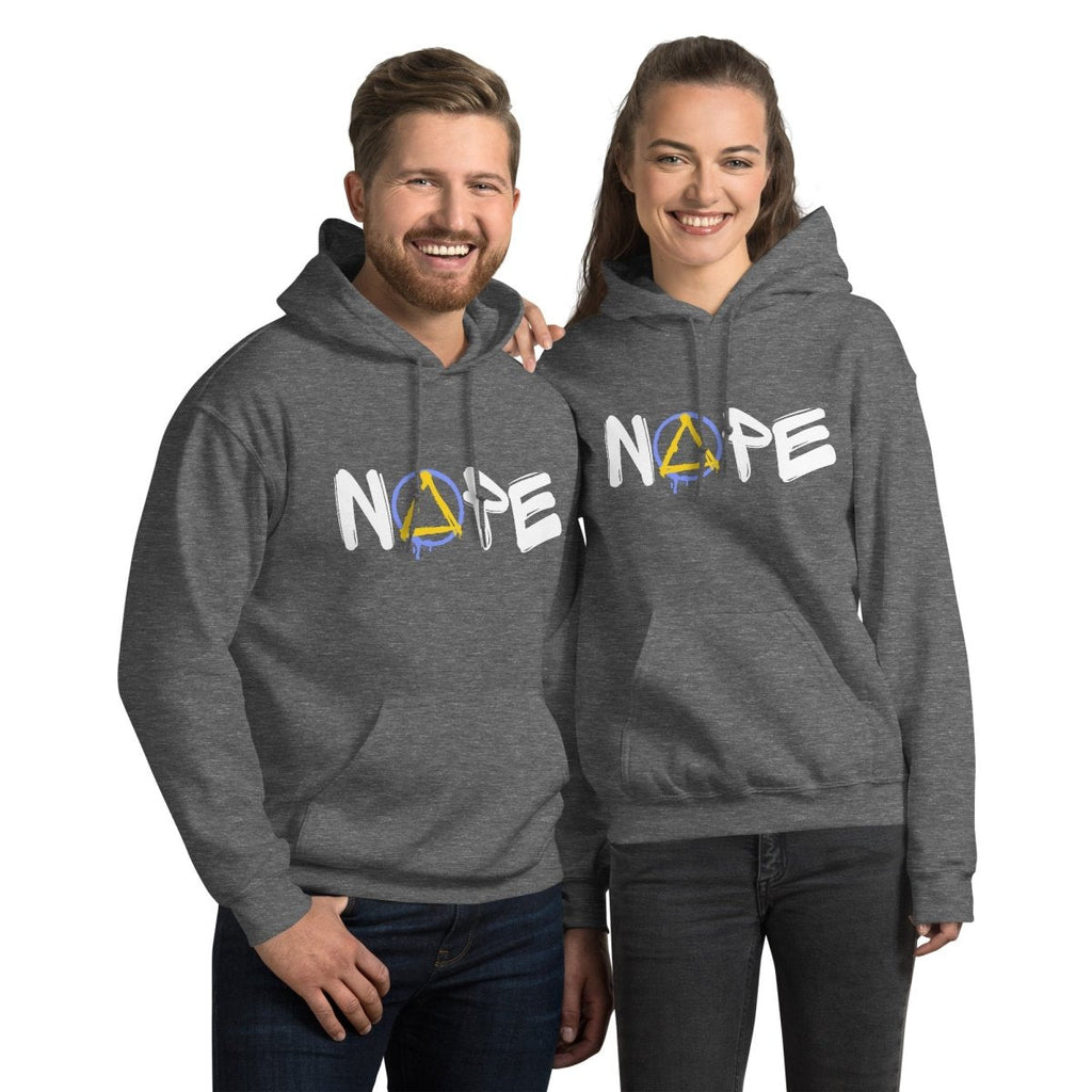 NOPE Graffiti Sobriety Symbol Unisex Hoodie – Recovery With Attitude