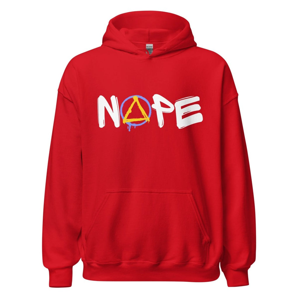 NOPE Graffiti Sobriety Symbol Unisex Hoodie – Recovery With Attitude