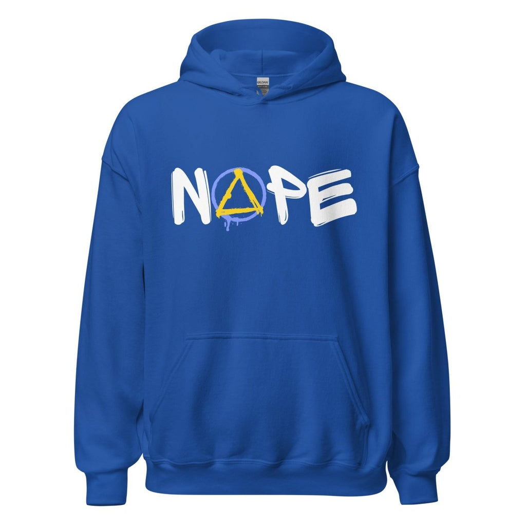 NOPE Graffiti Sobriety Symbol Unisex Hoodie – Recovery With Attitude