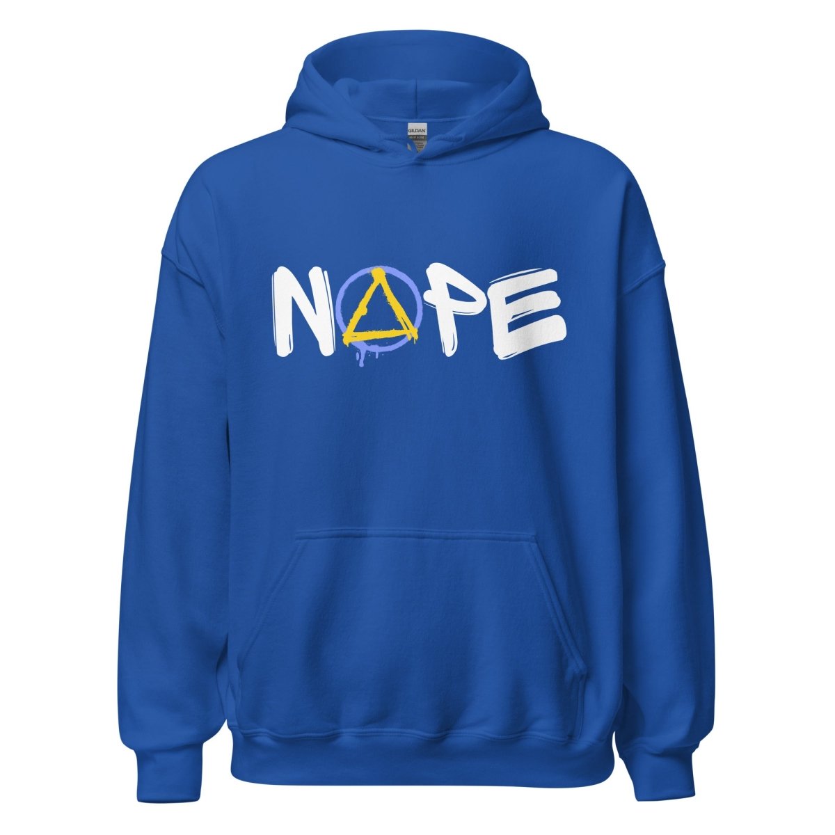 NOPE Graffiti Sobriety Symbol Unisex Hoodie – Recovery With Attitude