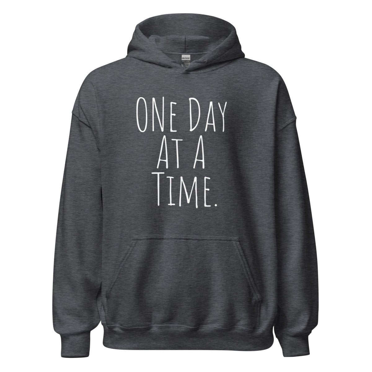 One Day at a Time Hoodie – Recovery and Mindfulness Sweatshirt