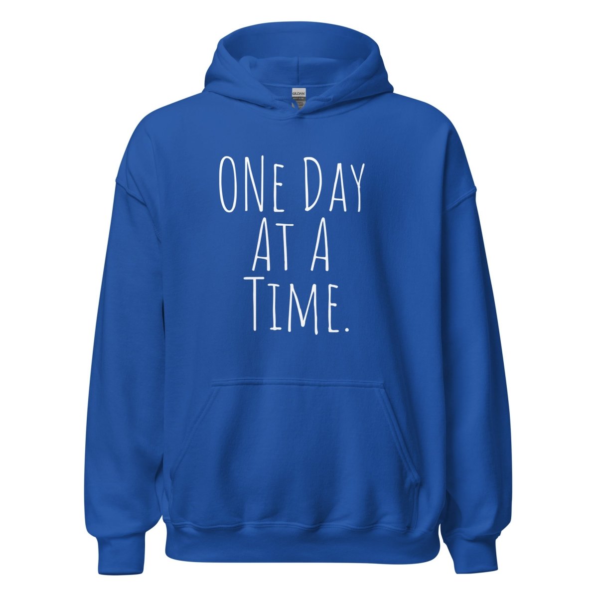 One Day at a Time Hoodie – Recovery and Mindfulness Sweatshirt