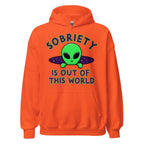 Out of This World Unisex Hoodie – Sobriety in Galactic Style