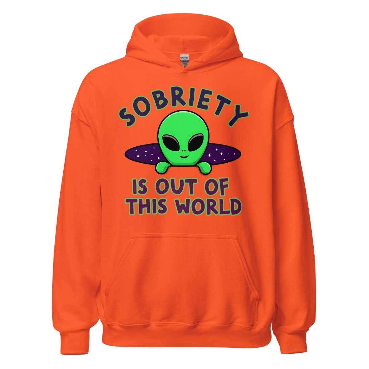 Out of This World Unisex Hoodie – Sobriety in Galactic Style