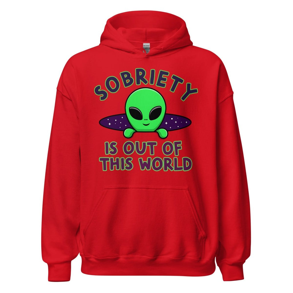 Out of This World Unisex Hoodie – Sobriety in Galactic Style