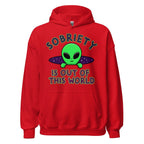 Out of This World Unisex Hoodie – Sobriety in Galactic Style