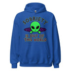 Out of This World Unisex Hoodie – Sobriety in Galactic Style
