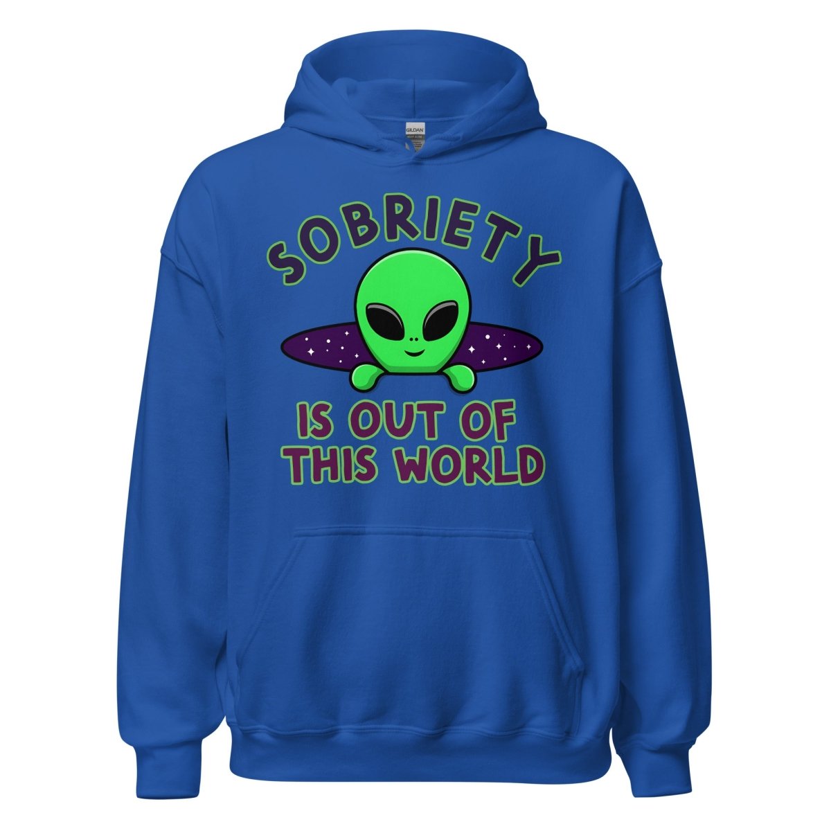 Out of This World Unisex Hoodie – Sobriety in Galactic Style