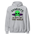 Out of This World Unisex Hoodie – Sobriety in Galactic Style