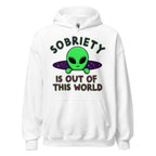Out of This World Unisex Hoodie – Sobriety in Galactic Style