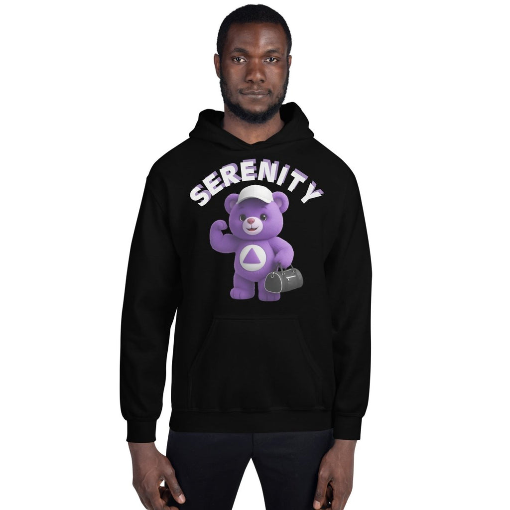 Purple Serenity Cub Hoodie – Ready for the Journey – Unisex Sober Hoodie