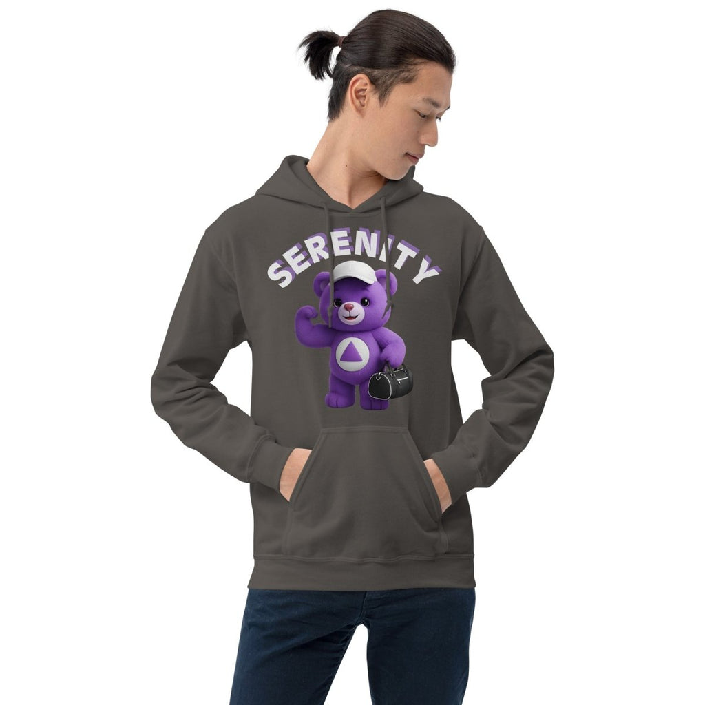 Purple Serenity Cub Hoodie – Ready for the Journey – Unisex Sober Hoodie