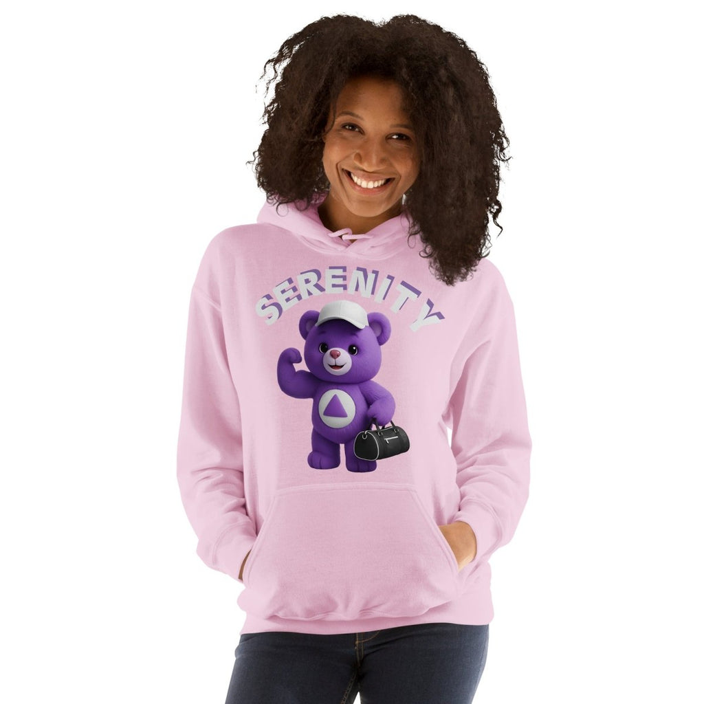Purple Serenity Cub Hoodie – Ready for the Journey – Unisex Sober Hoodie