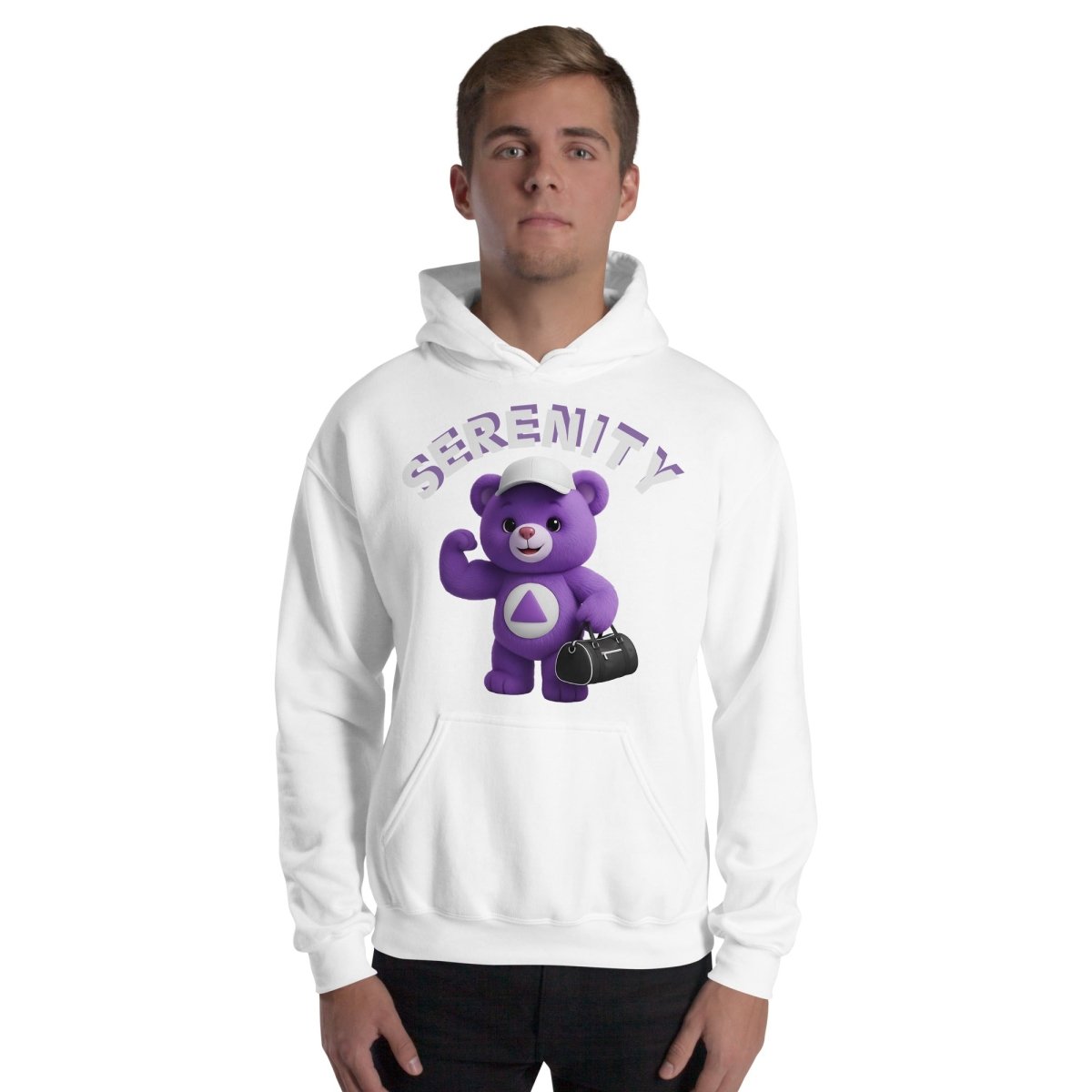 Purple Serenity Cub Hoodie – Ready for the Journey – Unisex Sober Hoodie