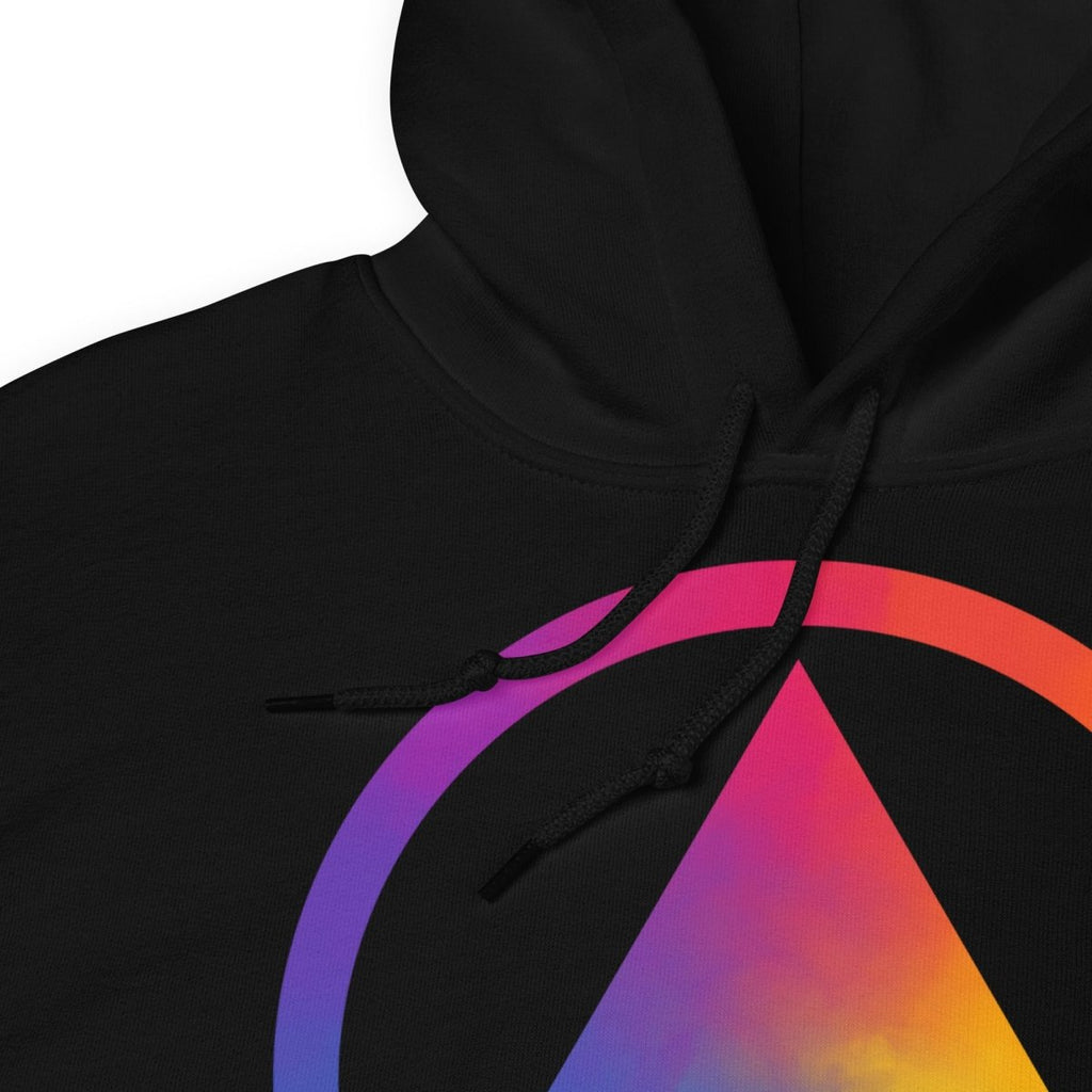 Rainbow Sobriety Symbol Unisex Hoodie - Pride Recovery Sweatshirt