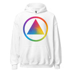 Rainbow Sobriety Symbol Unisex Hoodie - Pride Recovery Sweatshirt