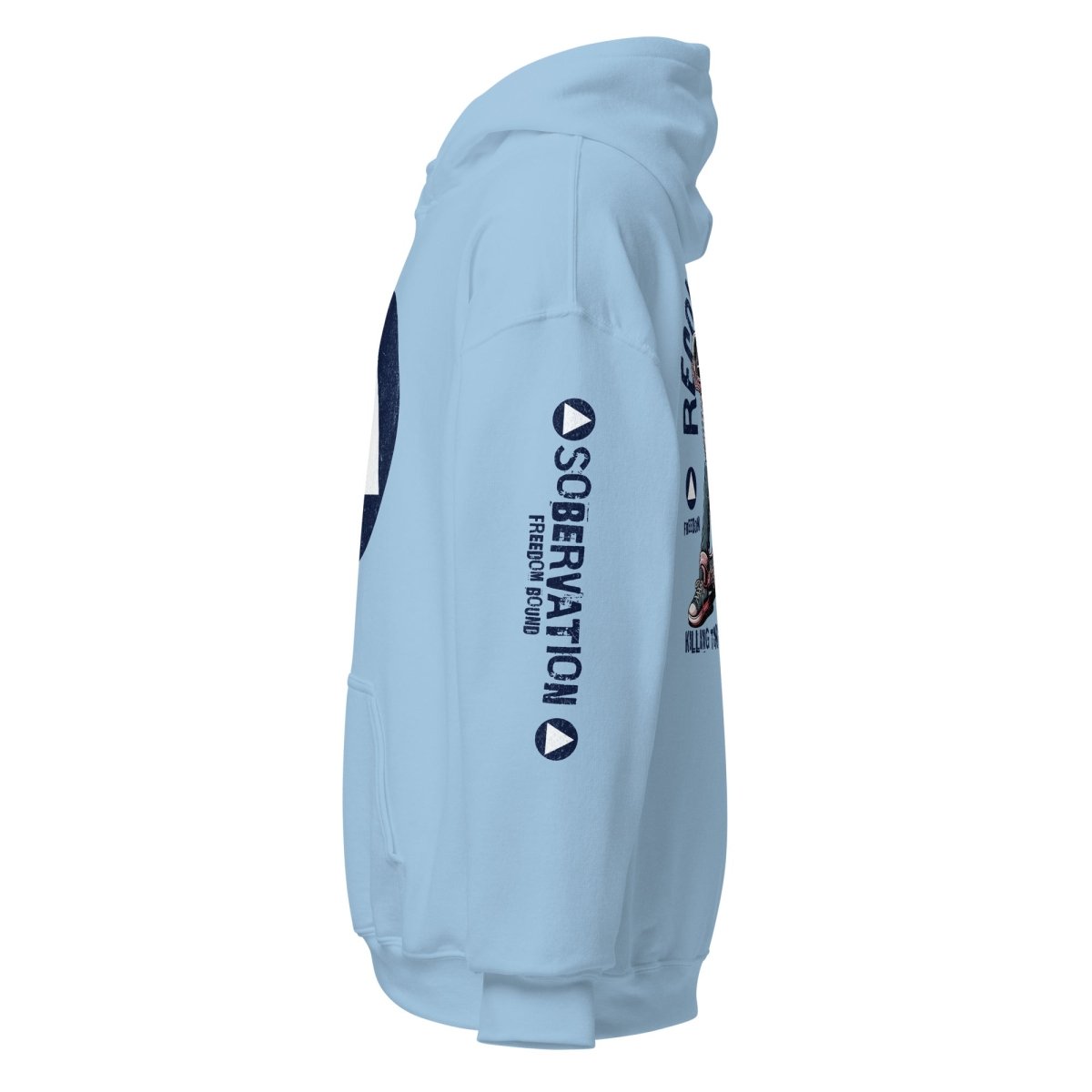 Recovery Mode Hoodie – Full-Design Sobriety Statement