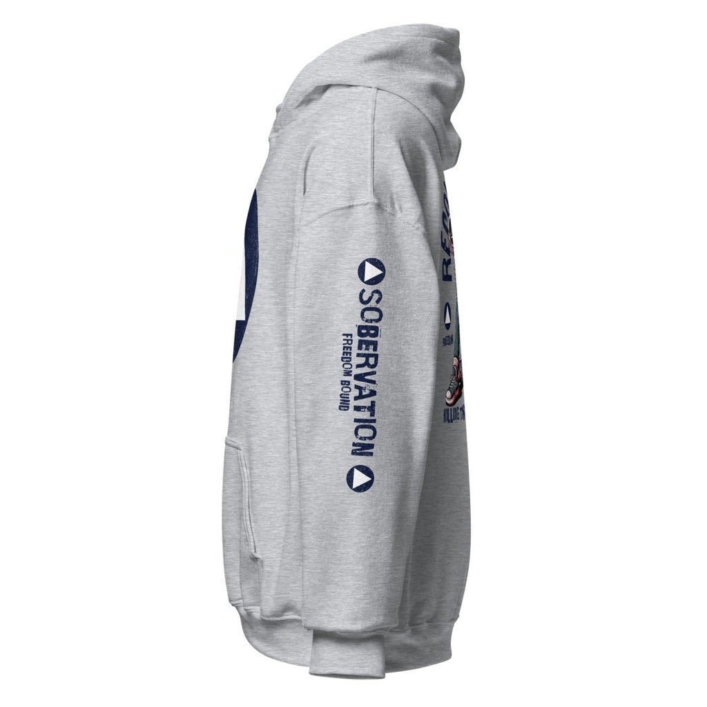 Recovery Mode Hoodie – Full-Design Sobriety Statement