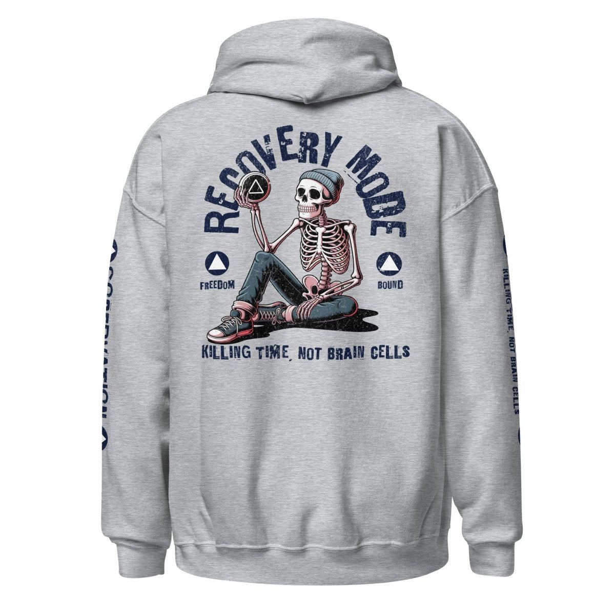 Recovery Mode Hoodie – Full-Design Sobriety Statement