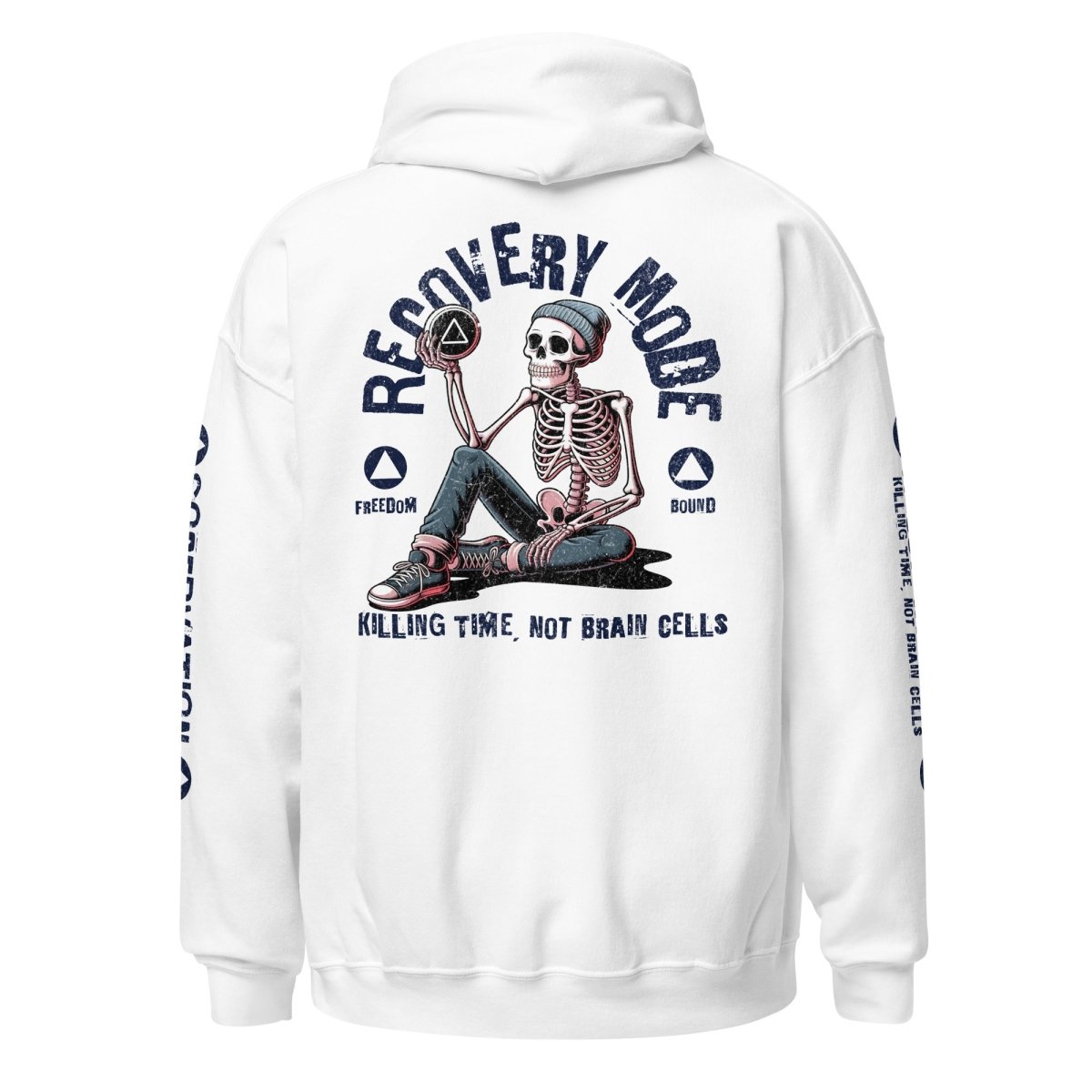 Recovery Mode Hoodie – Full-Design Sobriety Statement
