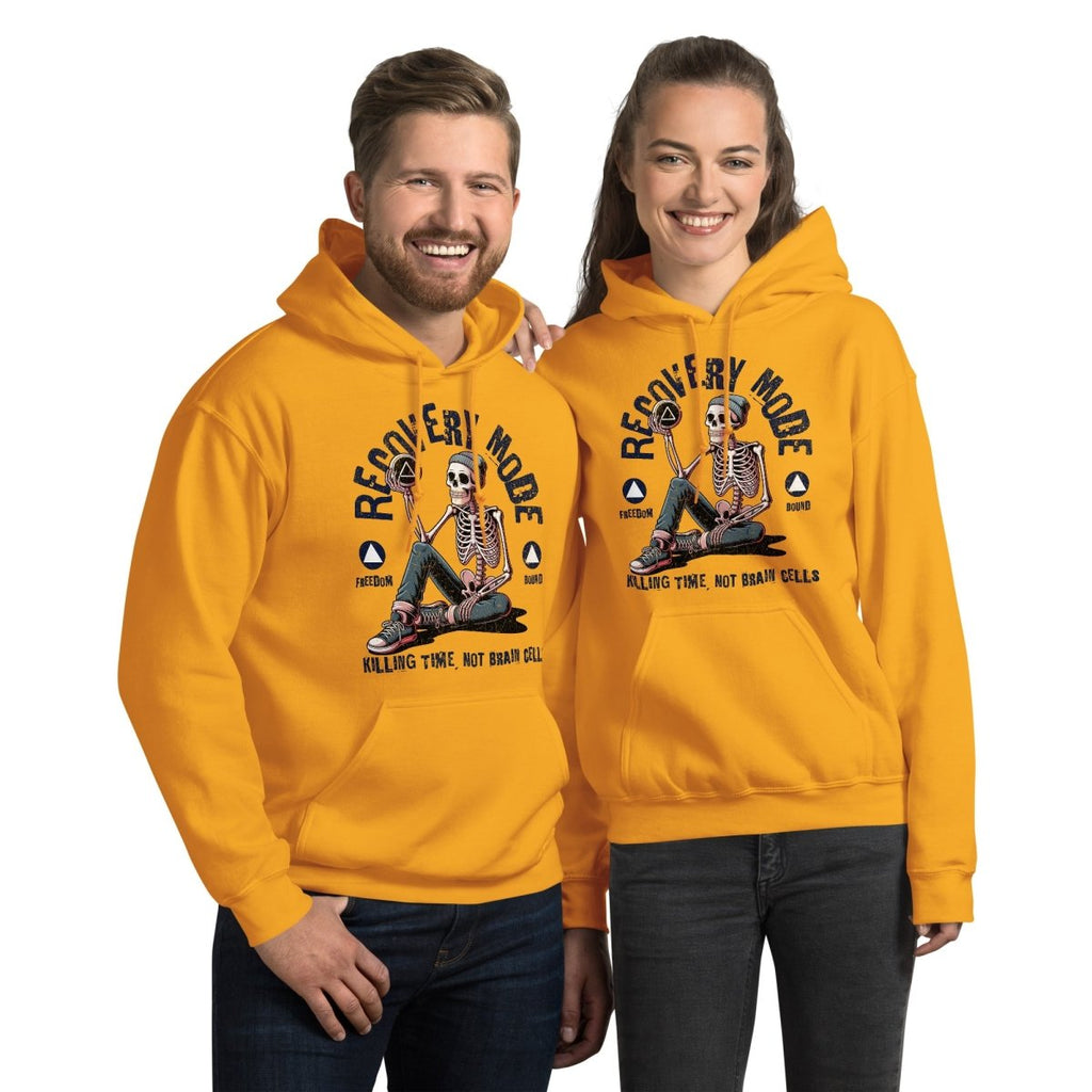 Recovery Mode Hoodie – Killing Time, Not Brain Cells