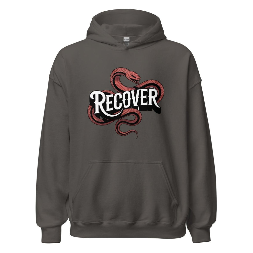 Recovery Snake Rebellion Unisex Hoodie – Sober Streetwear Statement