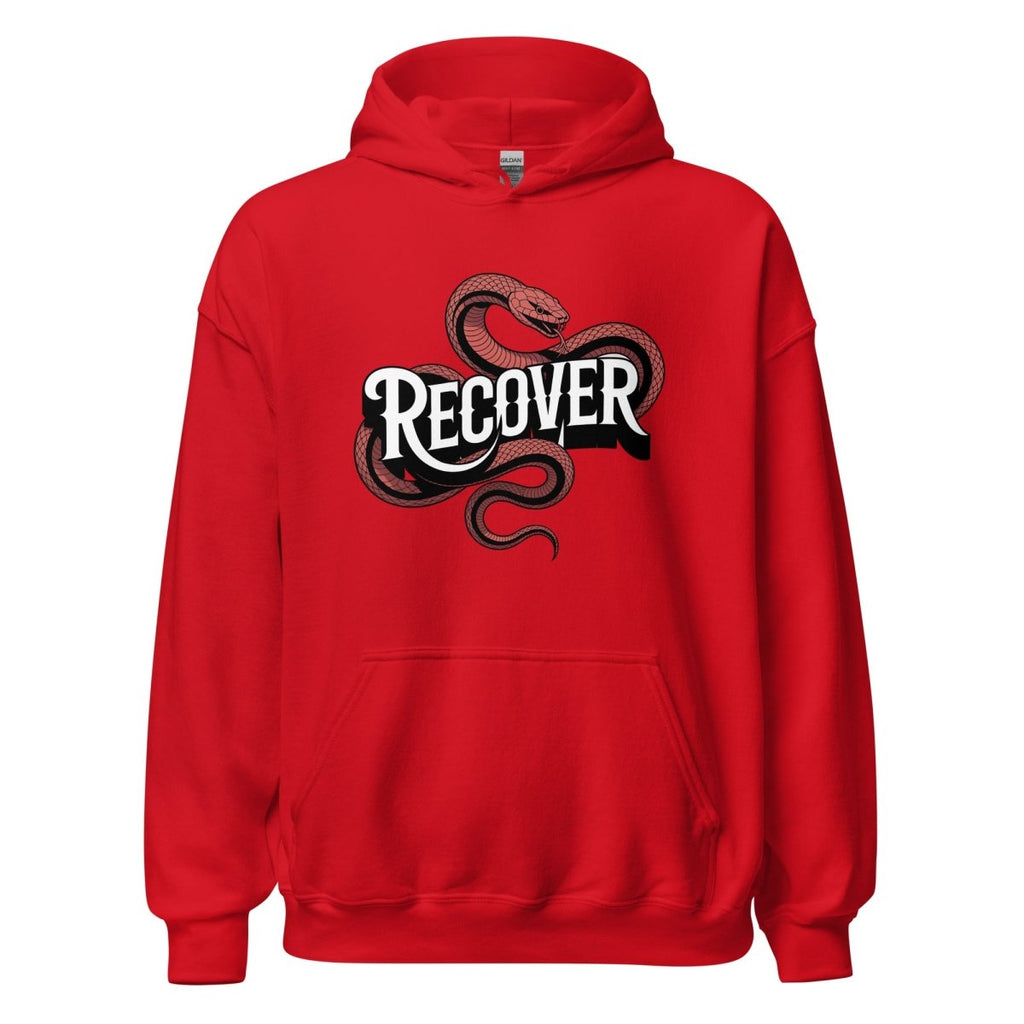 Recovery Snake Rebellion Unisex Hoodie – Sober Streetwear Statement