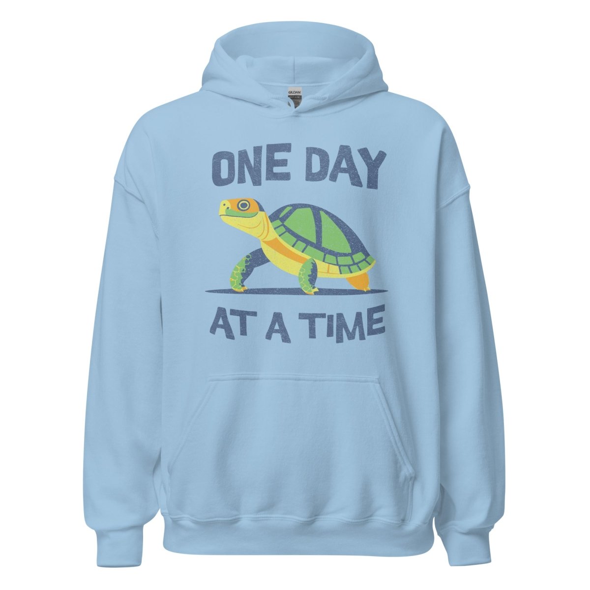 Resilient Turtle Hoodie - One Day at a Time Recovery Sweatshirt