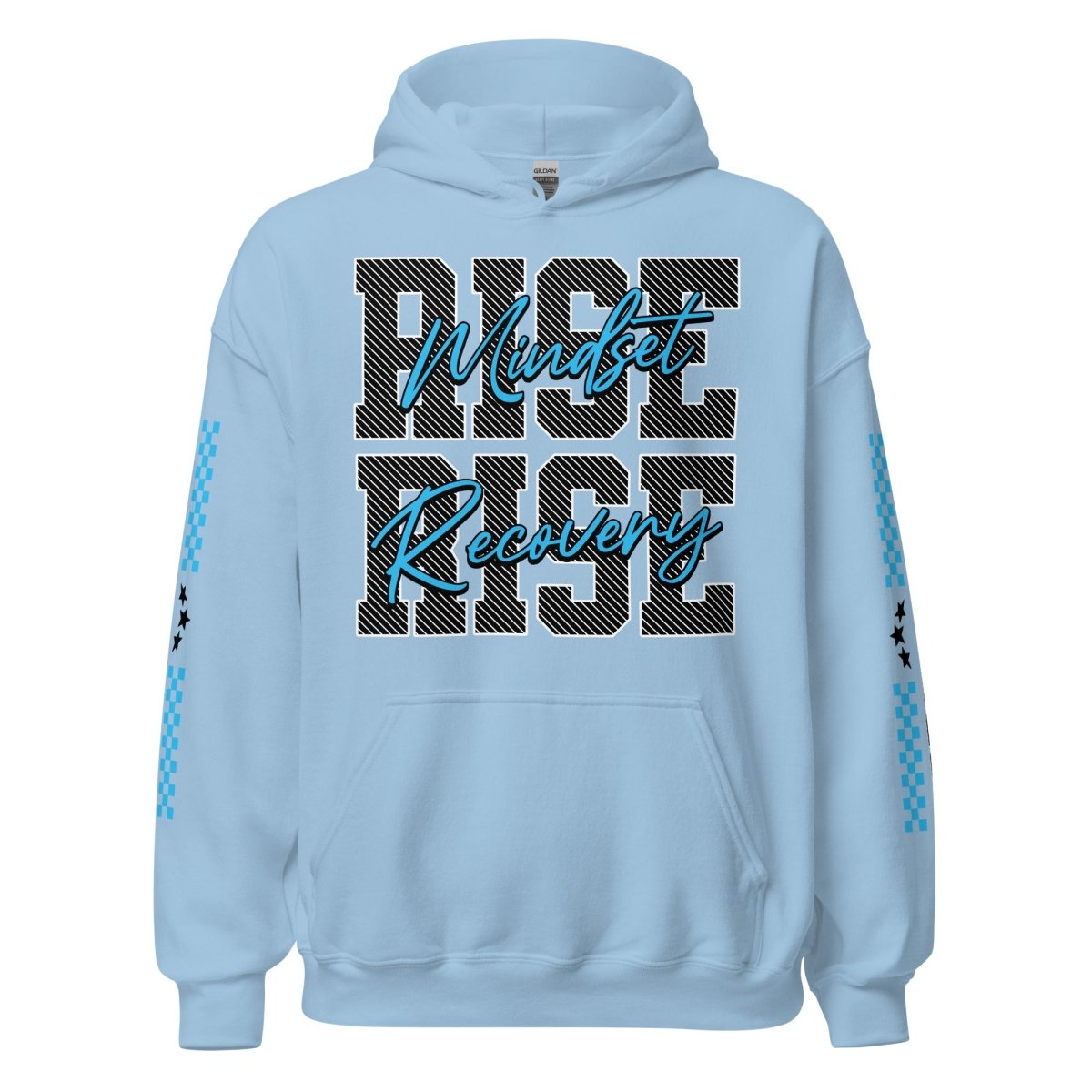 Rise Mindset, Rise Recovery, Inner Power Hoodie – Motivational Streetwear