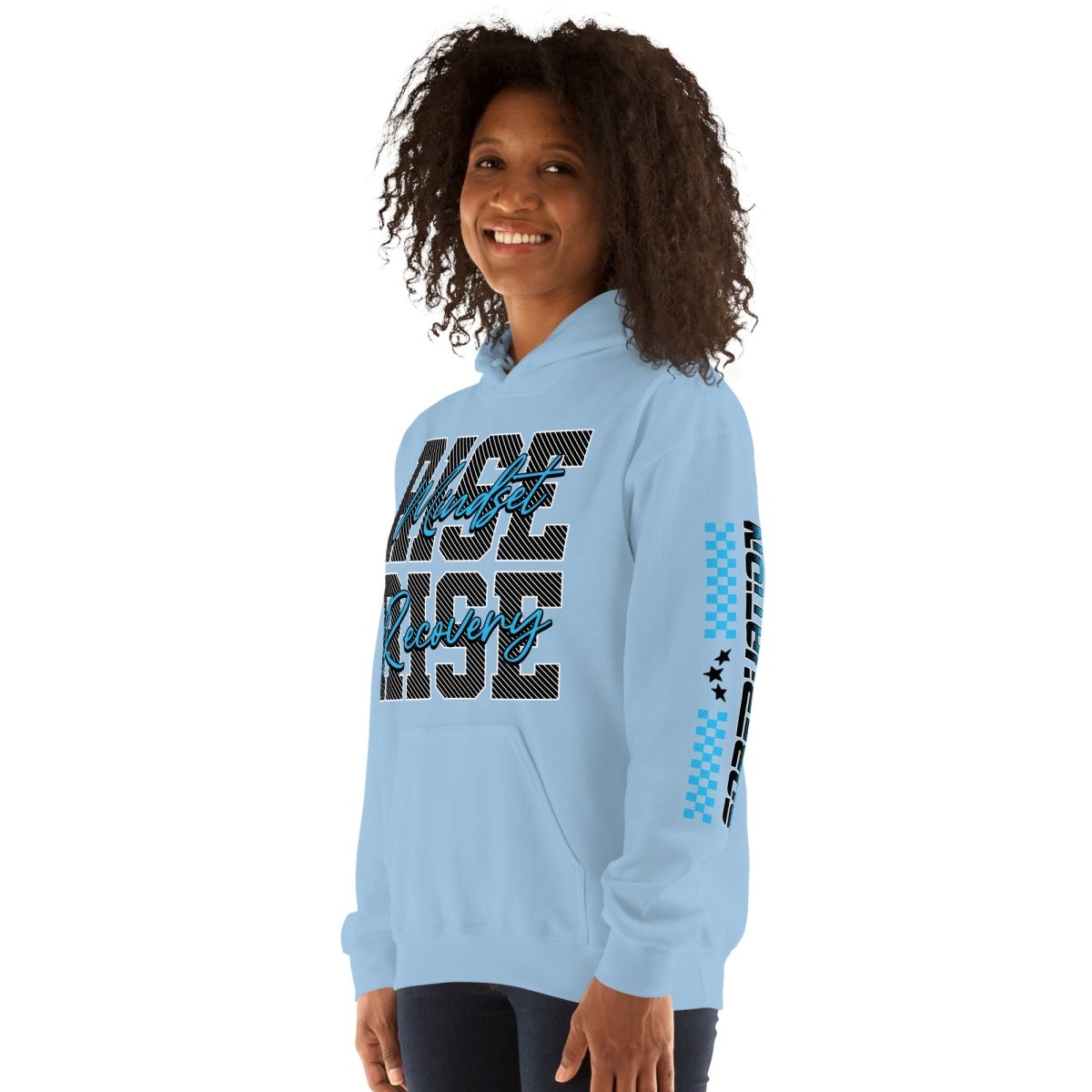 Rise Mindset, Rise Recovery, Inner Power Hoodie – Motivational Streetwear