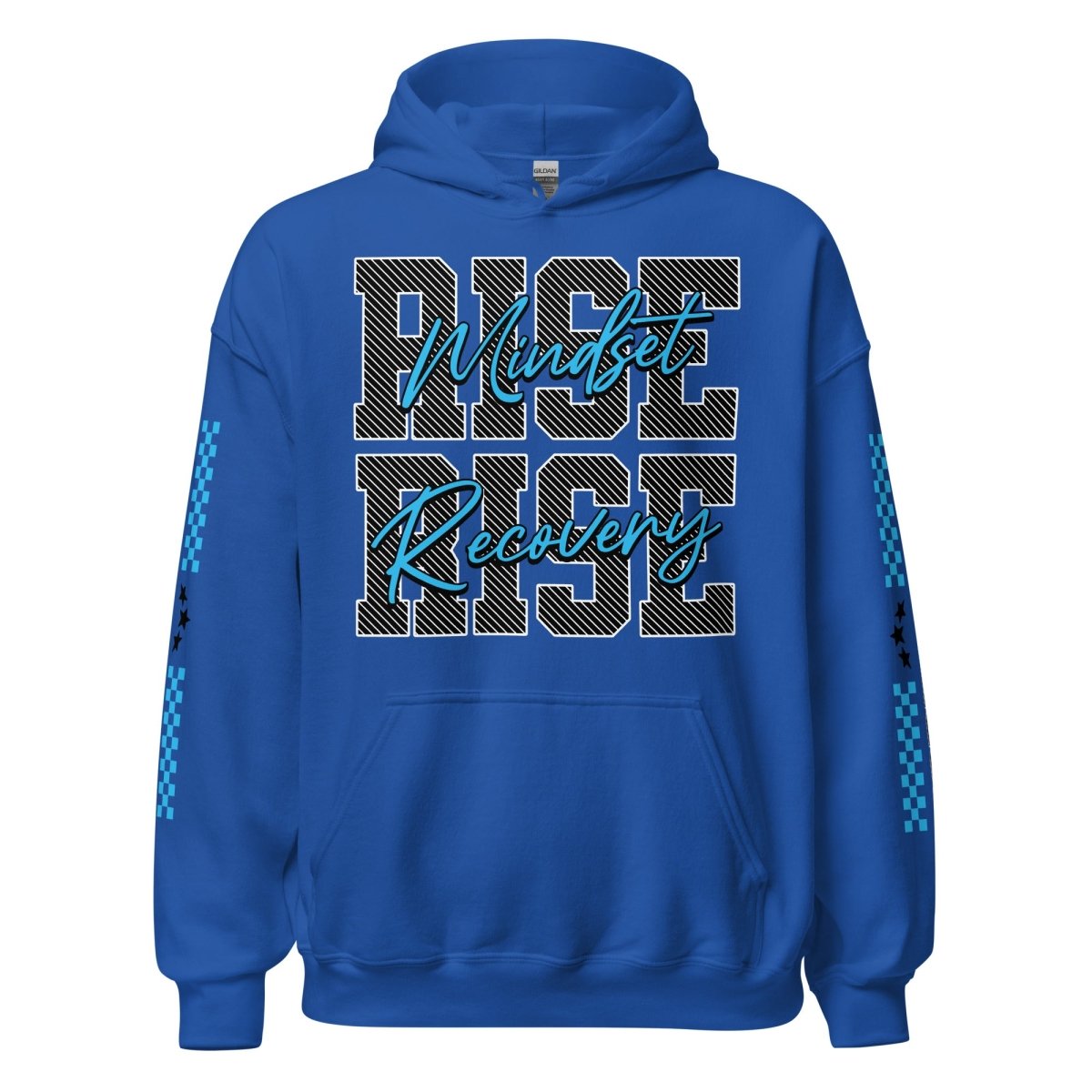 Rise Mindset, Rise Recovery, Inner Power Hoodie – Motivational Streetwear