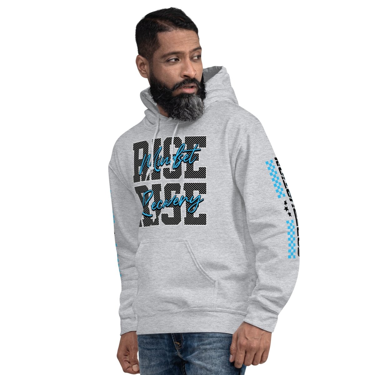 Rise Mindset, Rise Recovery, Inner Power Hoodie – Motivational Streetwear