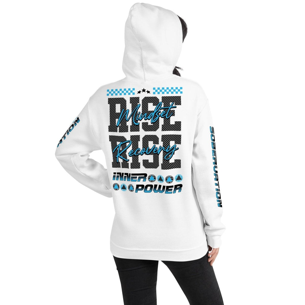 Rise Mindset, Rise Recovery, Inner Power Hoodie – Motivational Streetwear