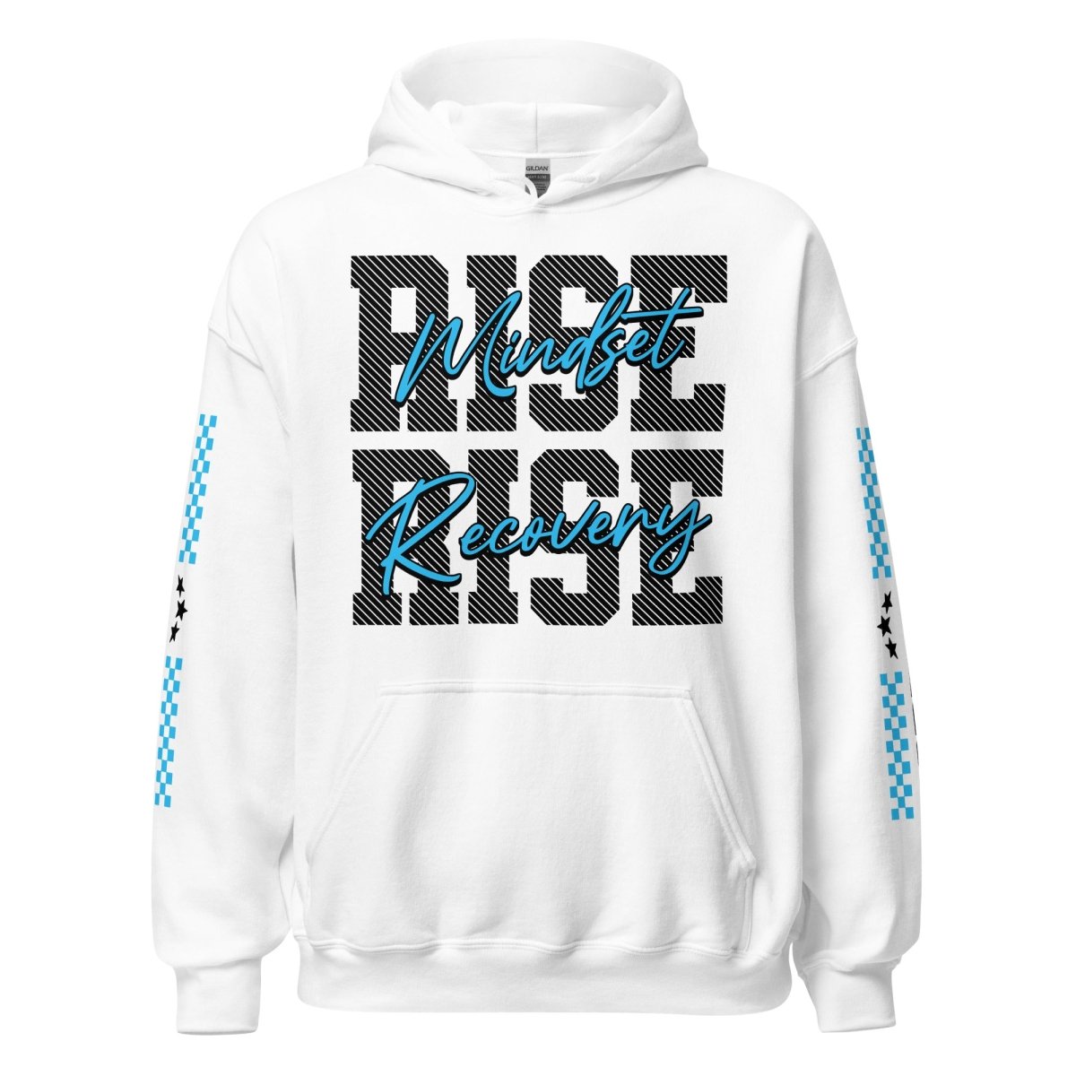 Rise Mindset, Rise Recovery, Inner Power Hoodie – Motivational Streetwear