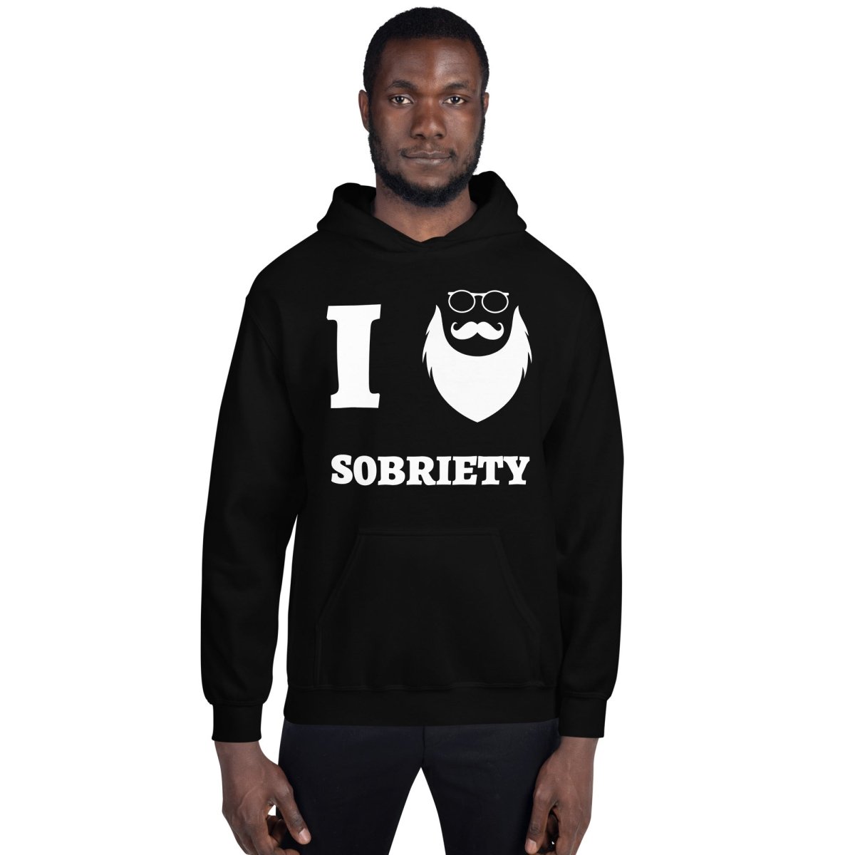 Santa Loves Sobriety - Unisex Hoodie